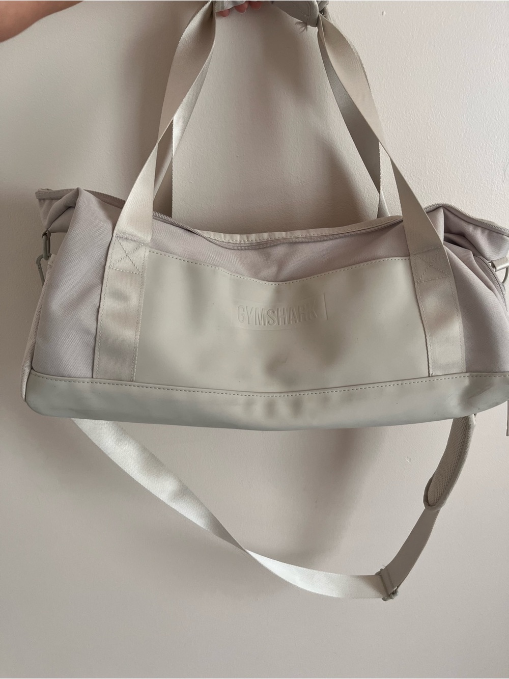 Gymshark Women's pebble grey Travel Duffel